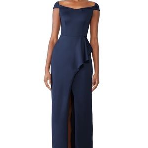 Black halo midnight Padma gown